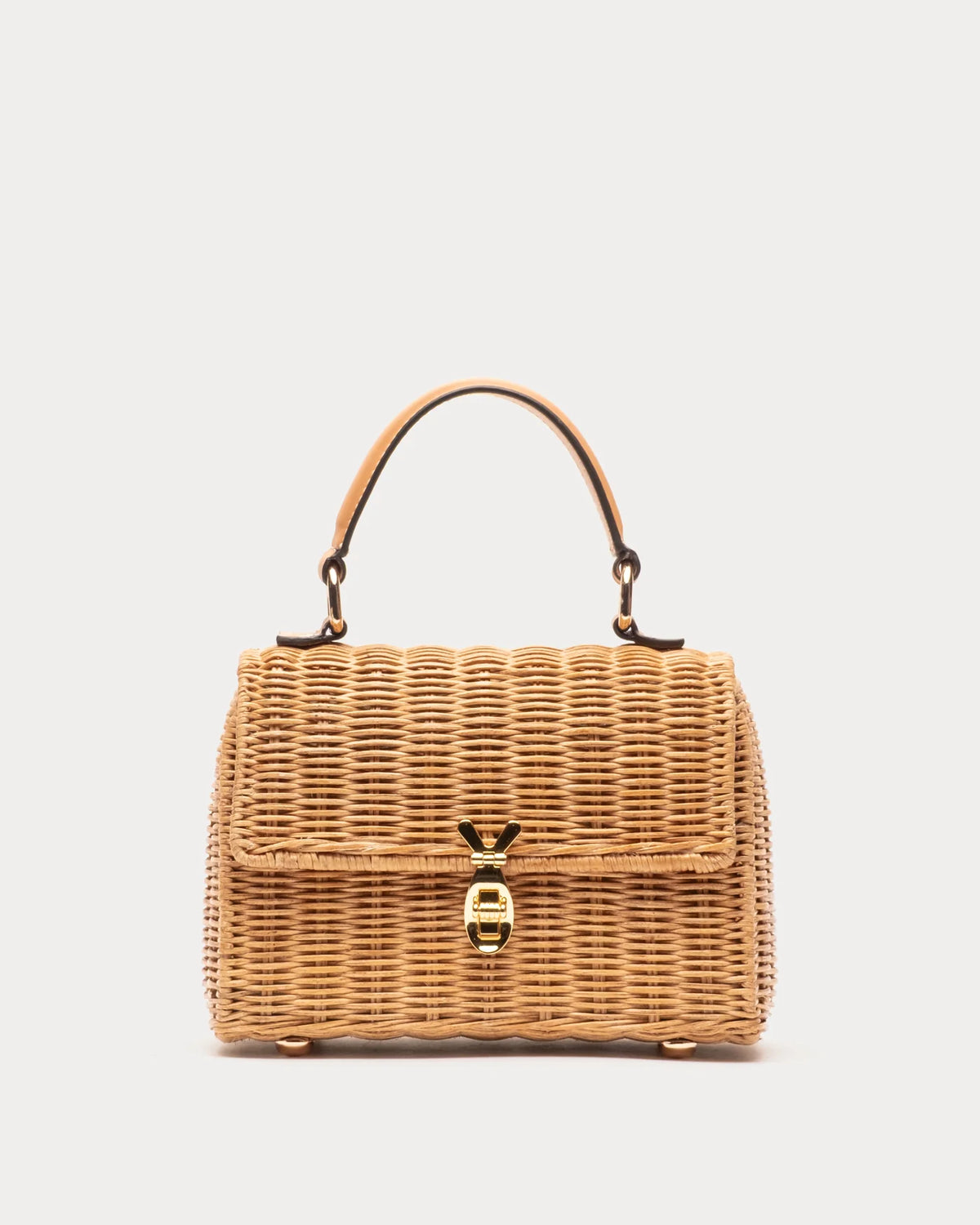 Frances Valentine Wicker Bunny Basket Bag