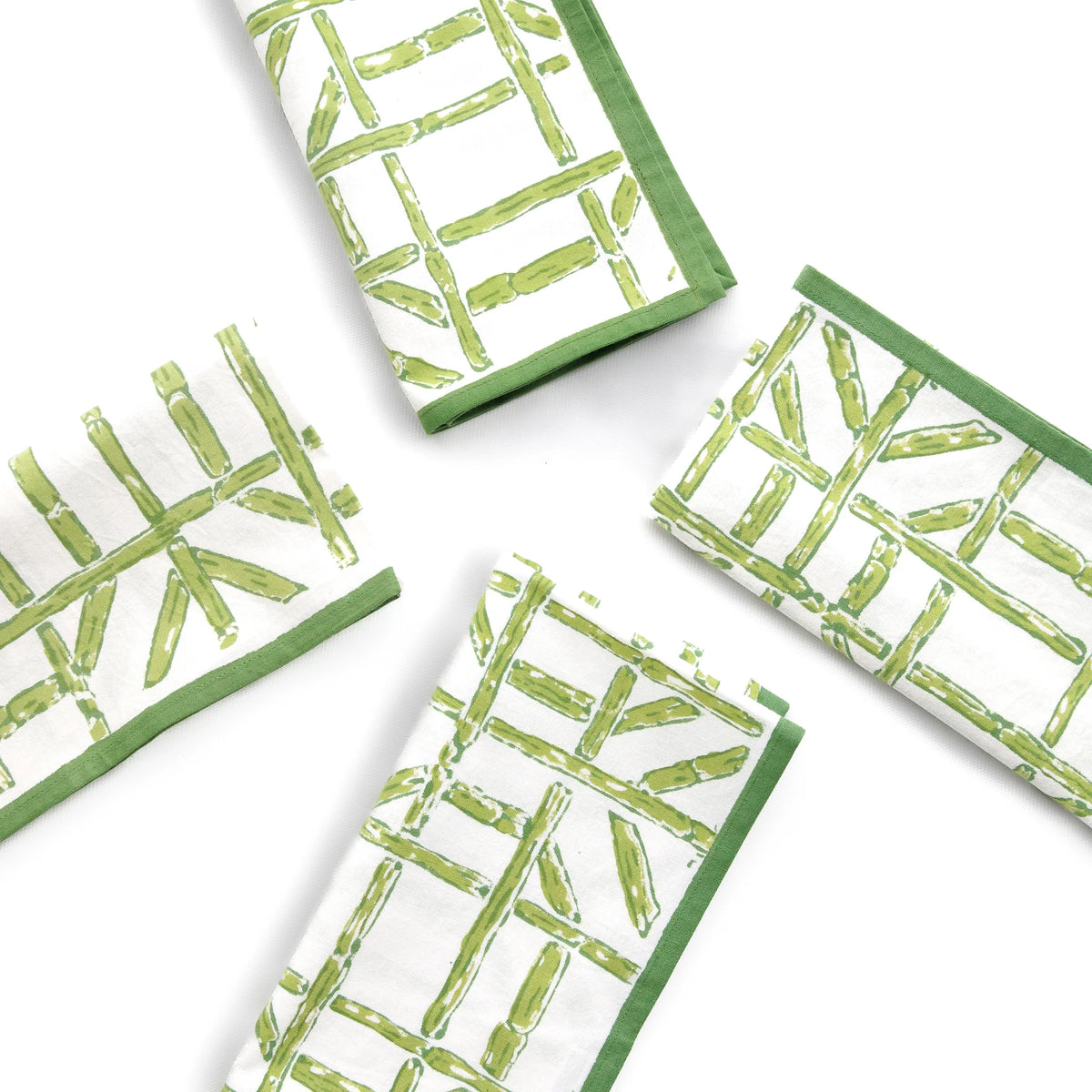 Promegranate Green Bamboo Napkins